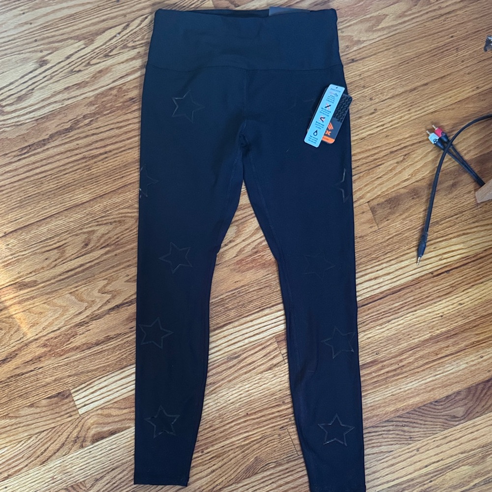 Reebok Midnight Black Star Leggings